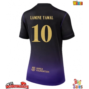 Barcelona Lamine Yamal #10 Replica Away Stadium Shirt for Women 2026-27 Short Sleeve